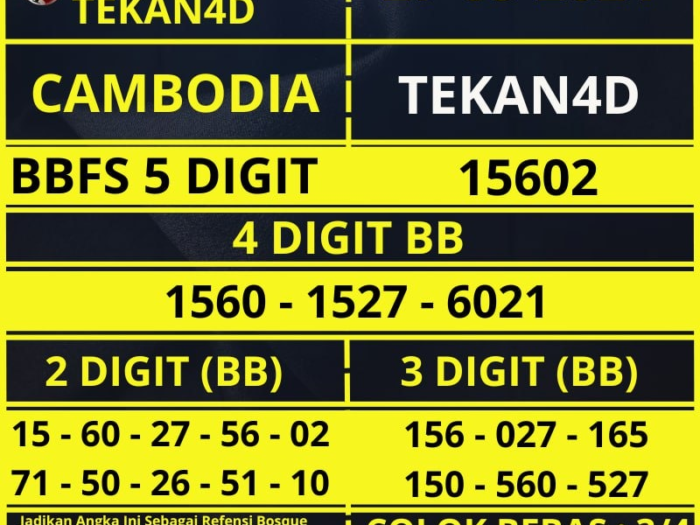 PREDIKSI TOGELL 27 MEI TEKAN4D